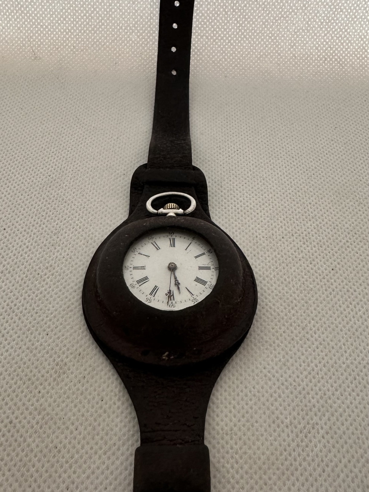 Antike Taschenuhr/Schützengrabenuhr