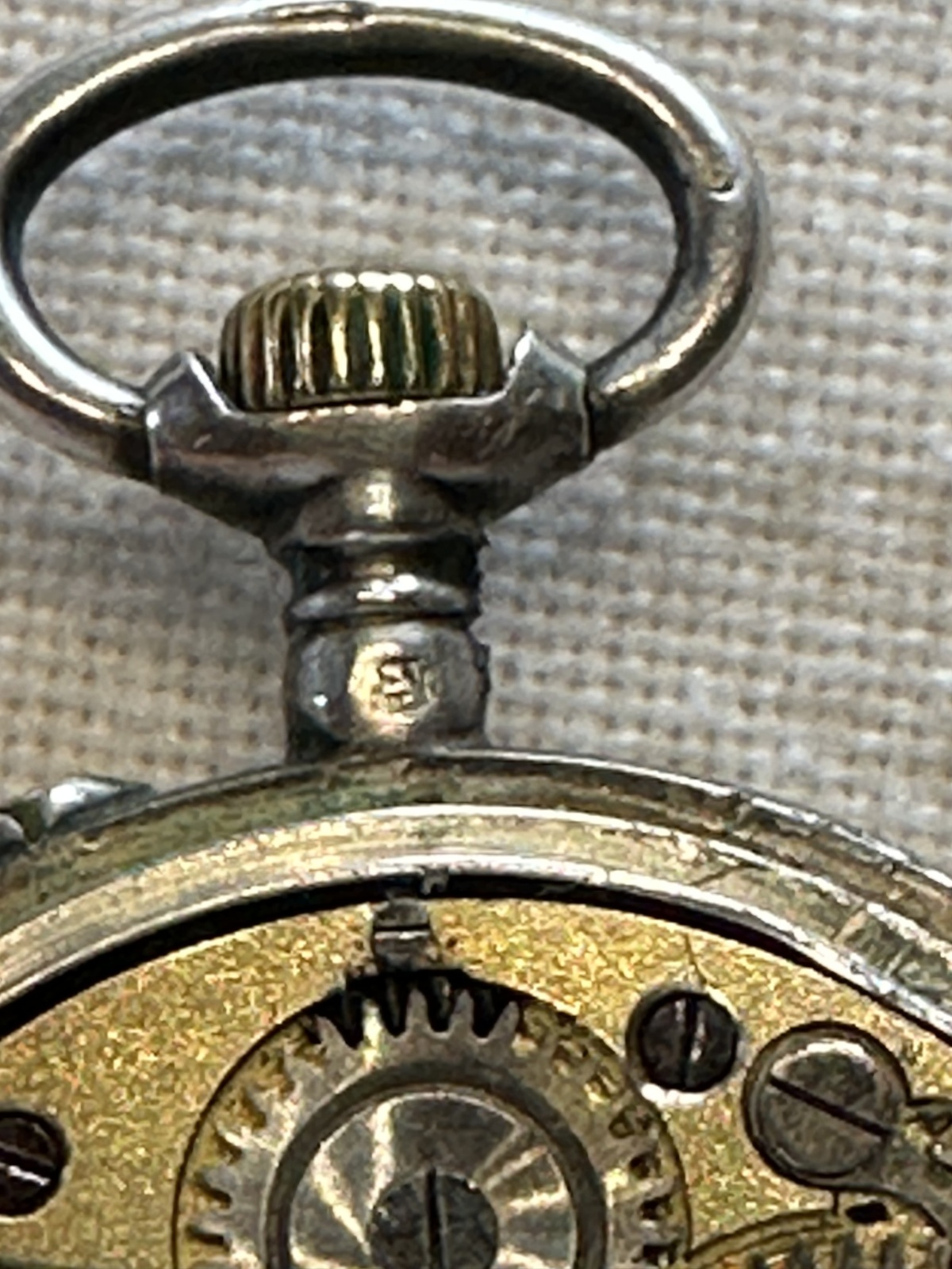 Antike Taschenuhr/Schützengrabenuhr