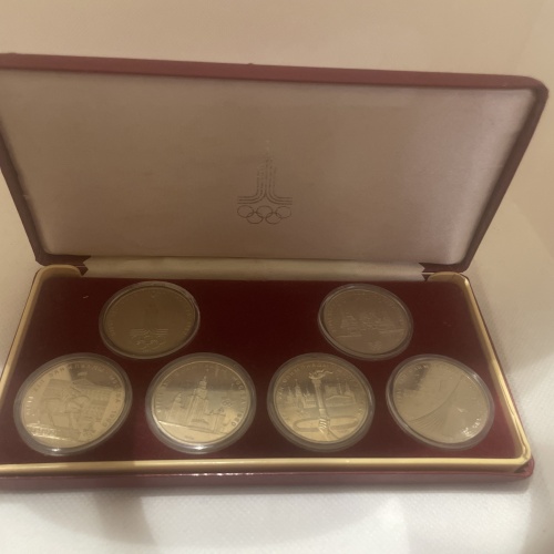 UDSSR Sammlermünzen Olympiade 1980