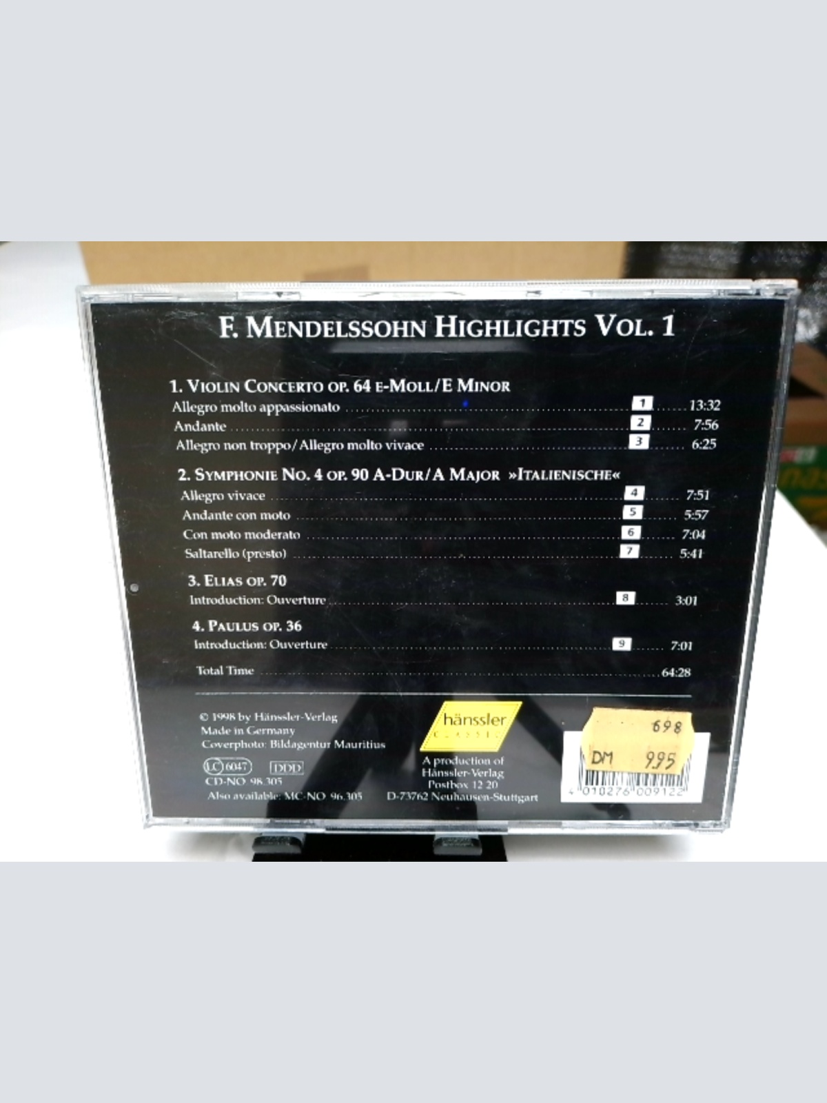 CD / F Mendelssohn - Highlights Vol. 1