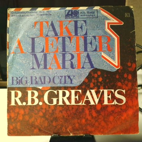 SINGLE / R.B. Greaves – Take A Letter Maria