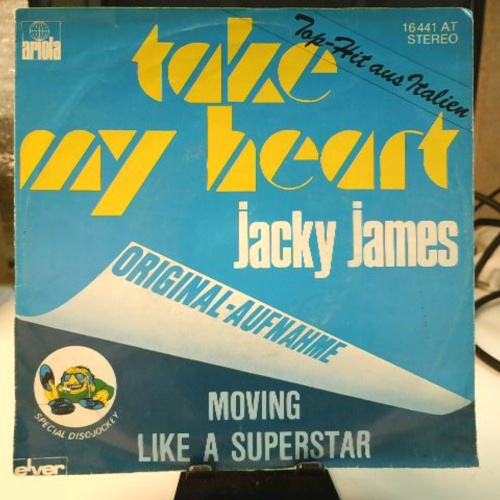 SINGLE / Jacky James – Take My Heart