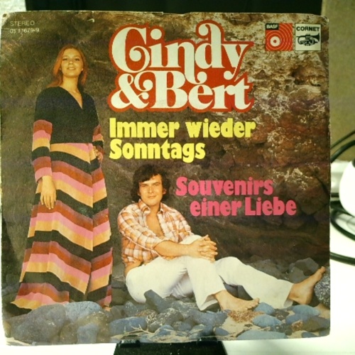 SINGLE / Cindy & Bert – Immer Wieder Sonntags / Souvenirs Einer Liebe