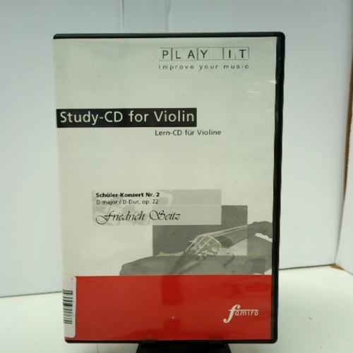 DVD / Schüler-Konzert Nr. 2, op. 22, D-Dur: PLAY IT - improve your music Lern-CD für Violine mit Klavierbegleitung