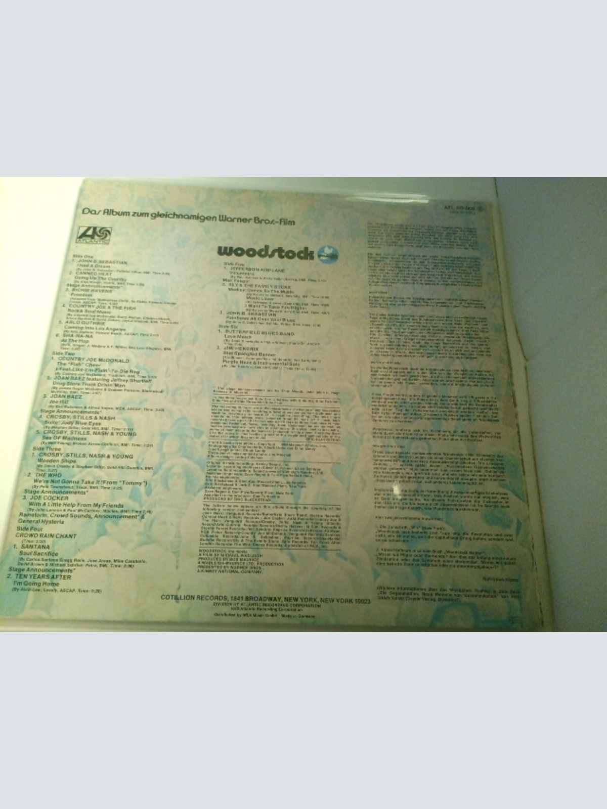 3LP / Various – Woodstock - Music From The Original Soundtrack And More