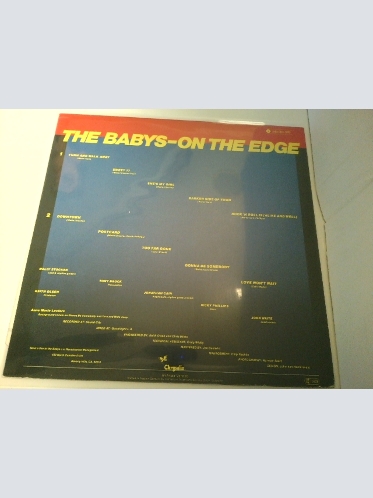 LP / The Babys – On The Edge