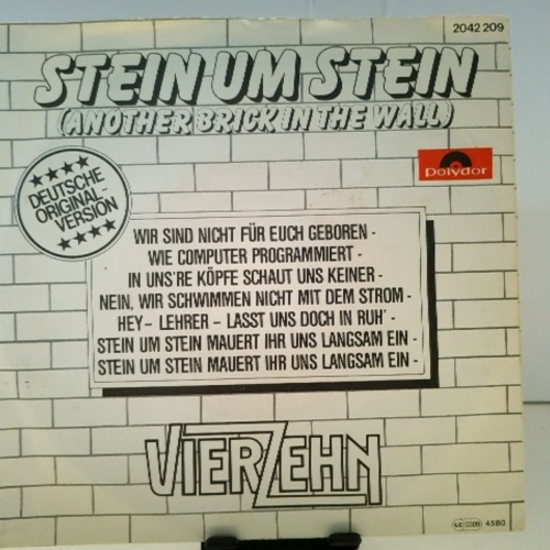 SINGLE / Vierzehn – Stein Um Stein (Another Brick In The Wall)
