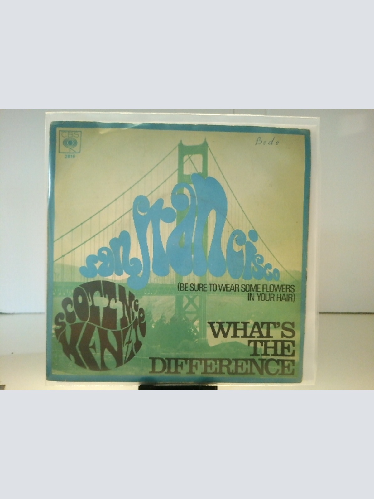 SINGLE / Scott McKenzie – San Francisco (Be Sure To Wear Flowers In Your Hair) / What's The Difference