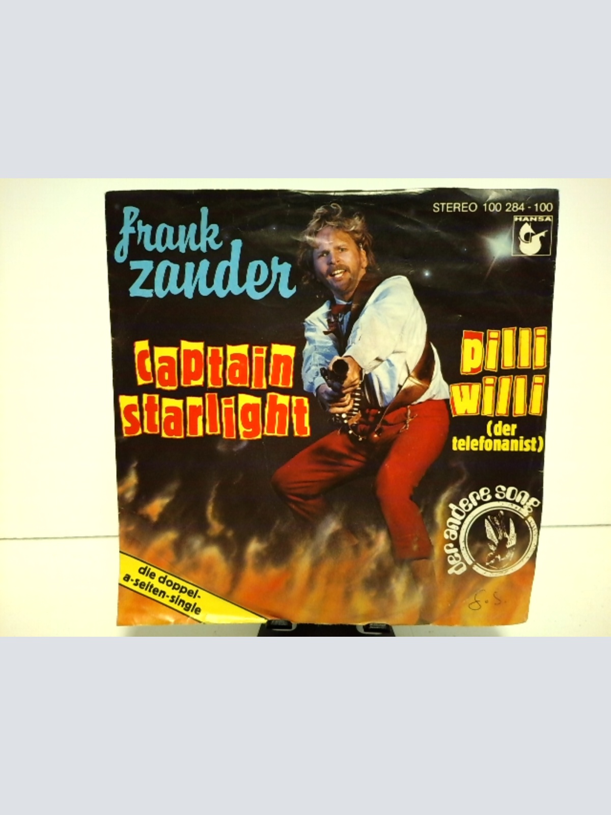 SINGLE / Frank Zander – Captain Starlight / Pilli Willi (Der Telefonanist)
