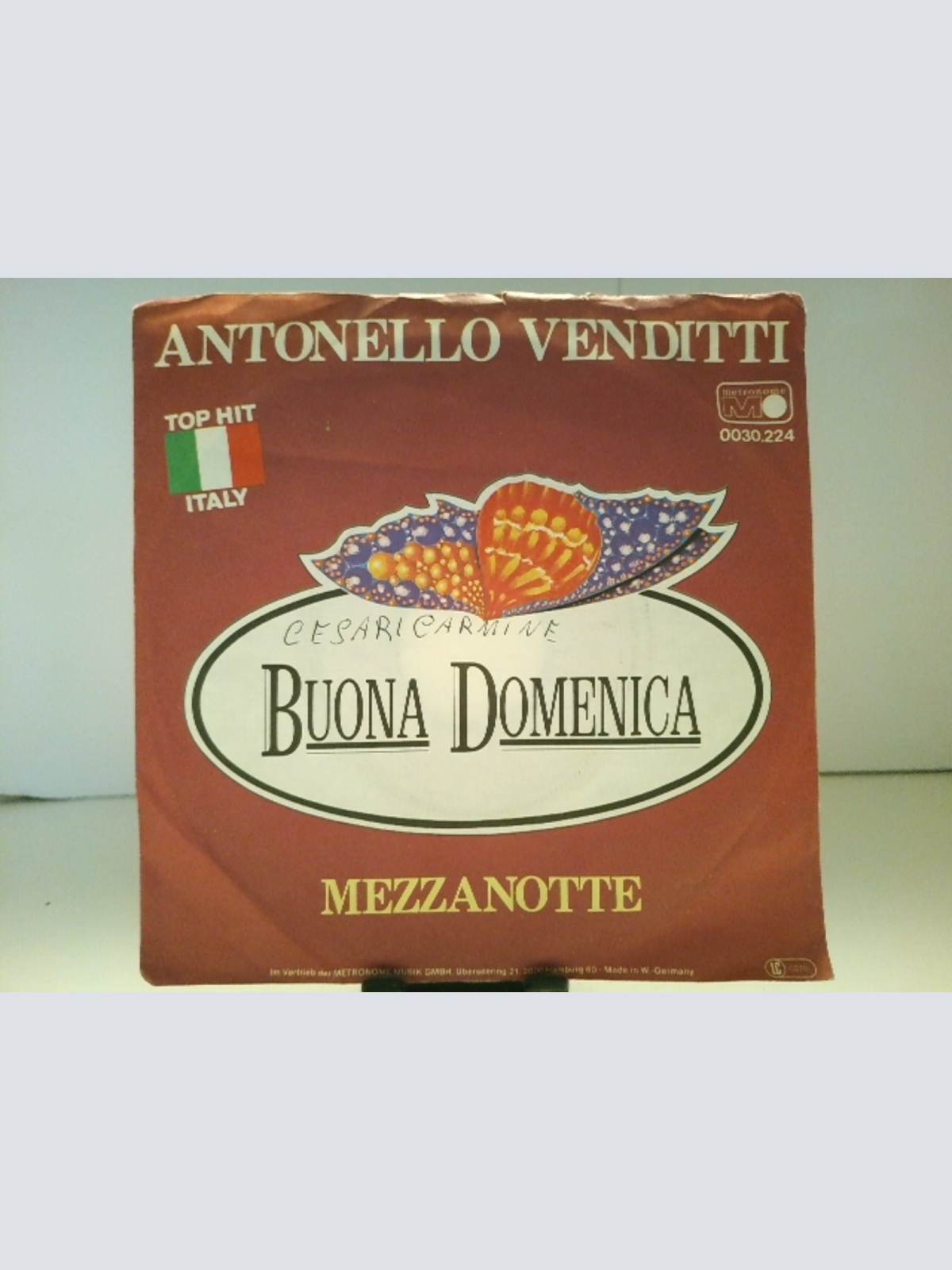 SINGLE / Antonello Venditti – Buona Domenica
