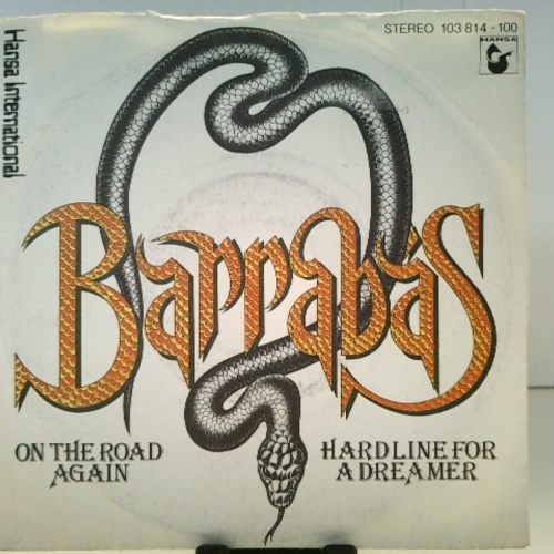 SINGLE / Barrabas – On The Road Again / Hard Line For A Dreamer