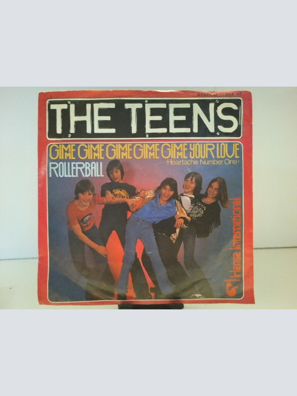 SINGLE / The Teens – Gimme Gimme Gimme Gimme Gimme Your Love / Rollerball