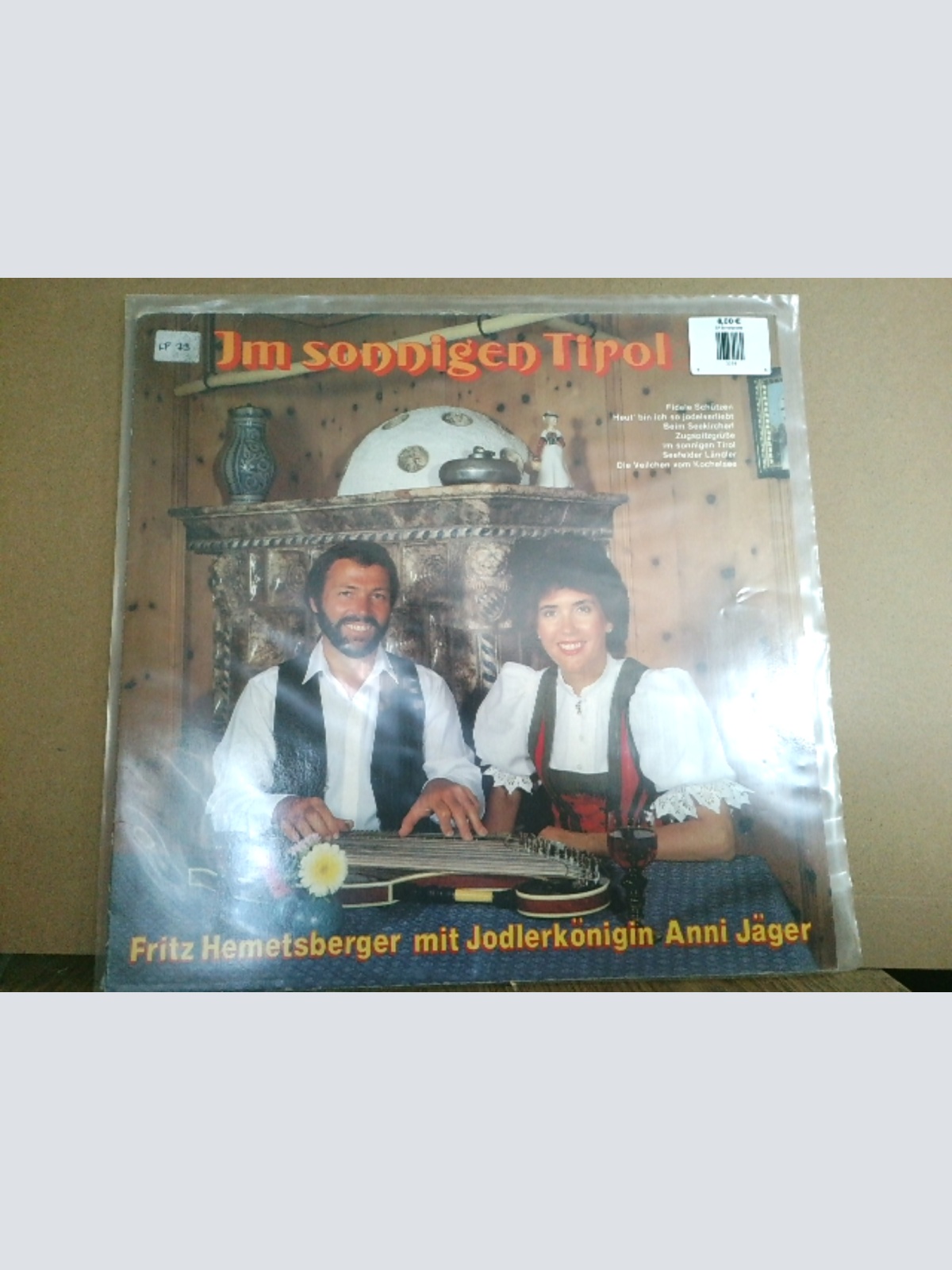 LP / Fritz Hemetsberger, Anni Jäger – Im Sonnigen Tirol