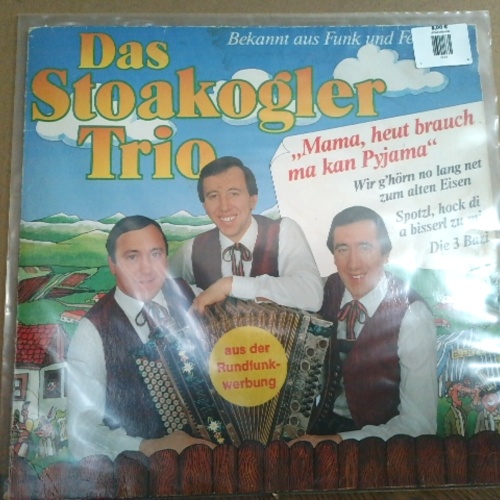 LP / Das Stoakogler Trio* – Mama, Heut Brauch Ma Kan Pyjama