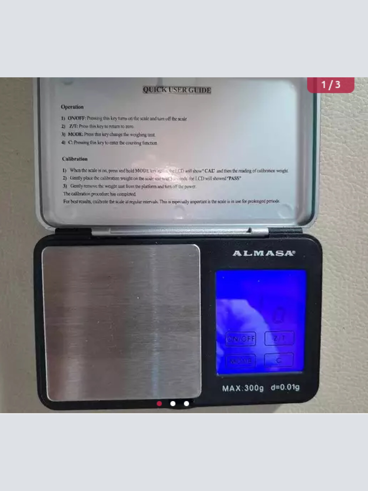 Präzisionswage 0.01Gramm