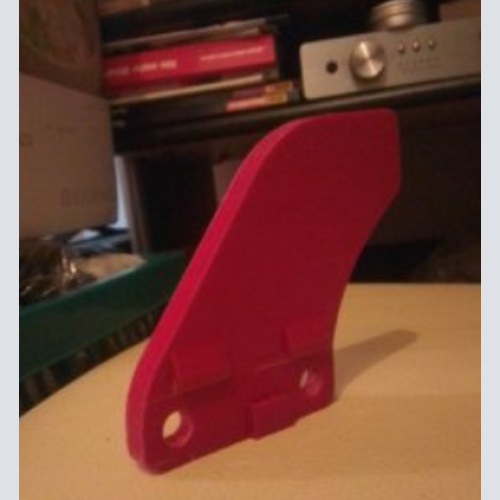 XT500 Kettenschutz rot