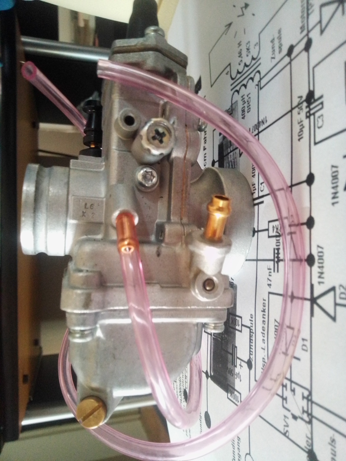 Flachschieber Vergaser 20mm