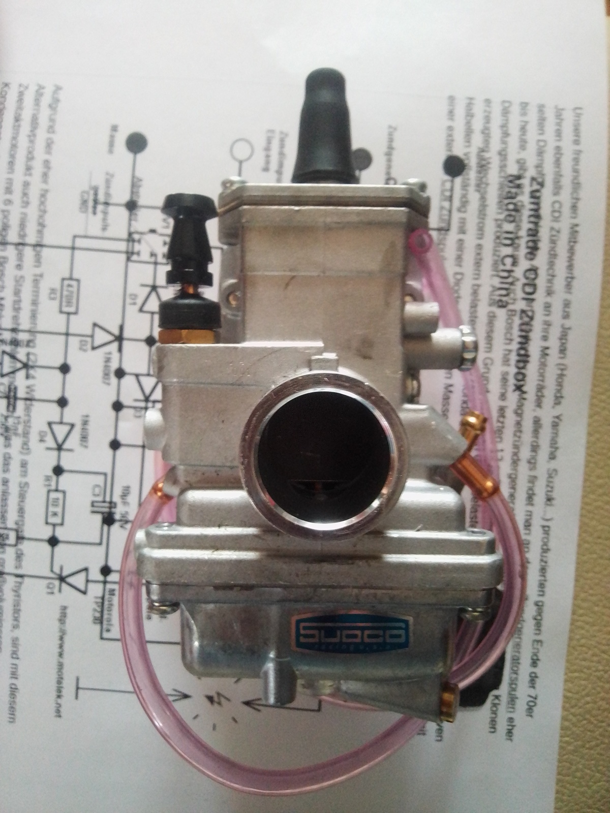 Flachschieber Vergaser 20mm