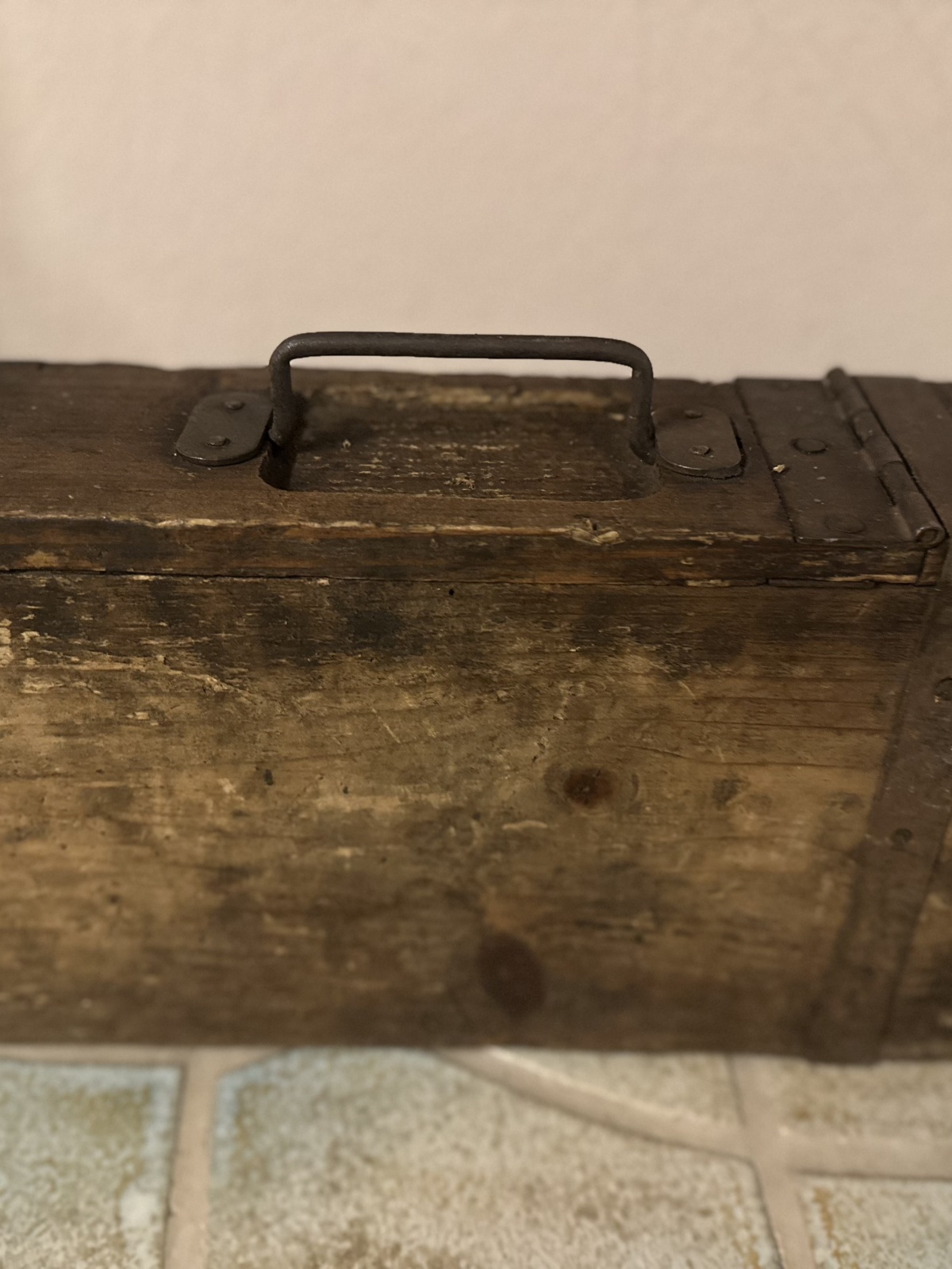 Munitionskiste groß vom 1. Weltkrieg