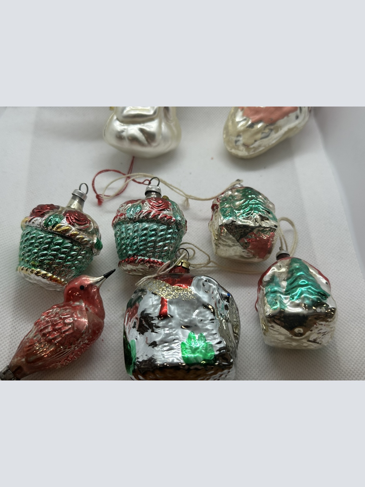 Konvolut von altem und seltenem Weihnachtsschmuck