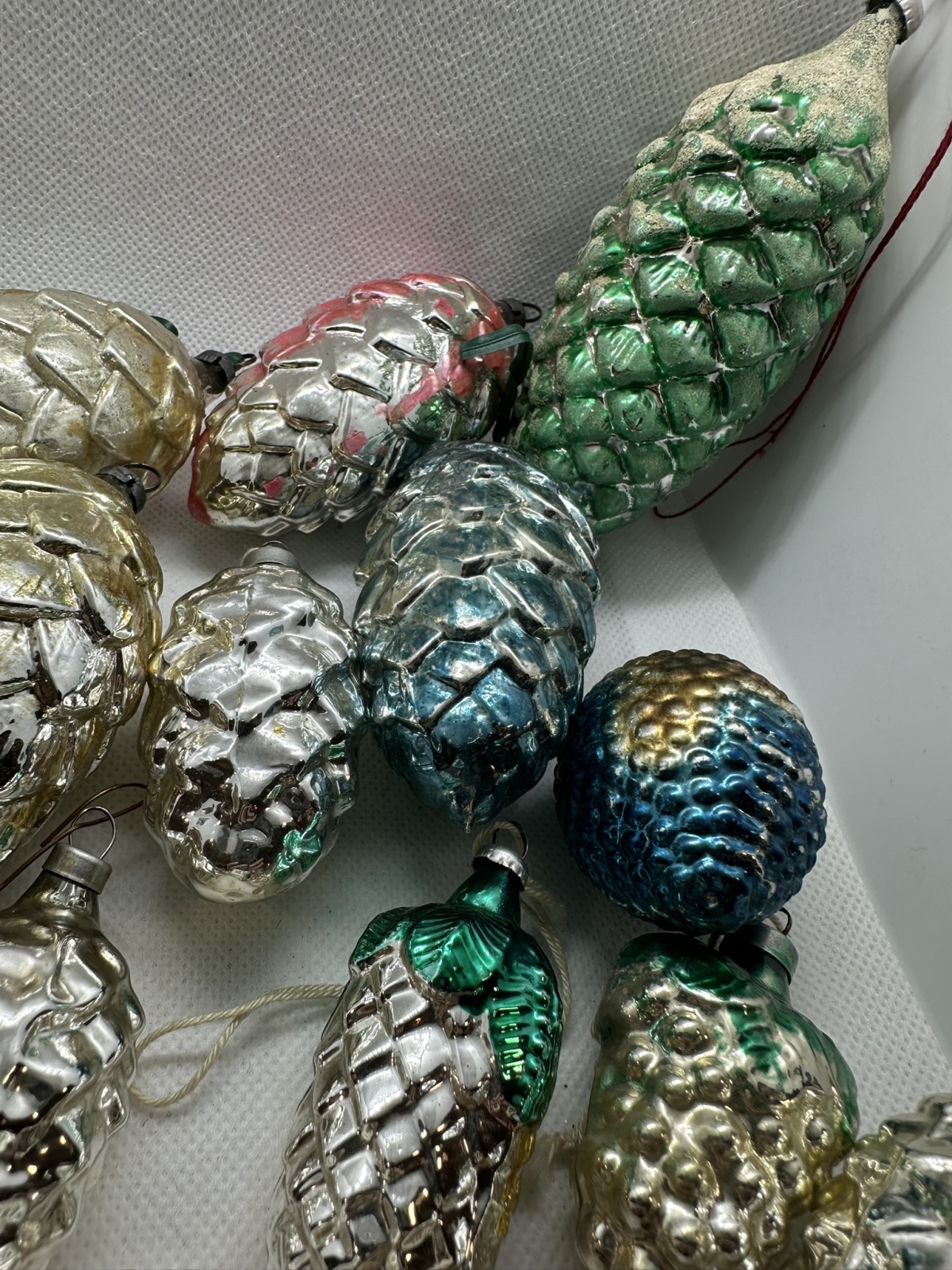 Konvolut vintage Christbaumschmuck