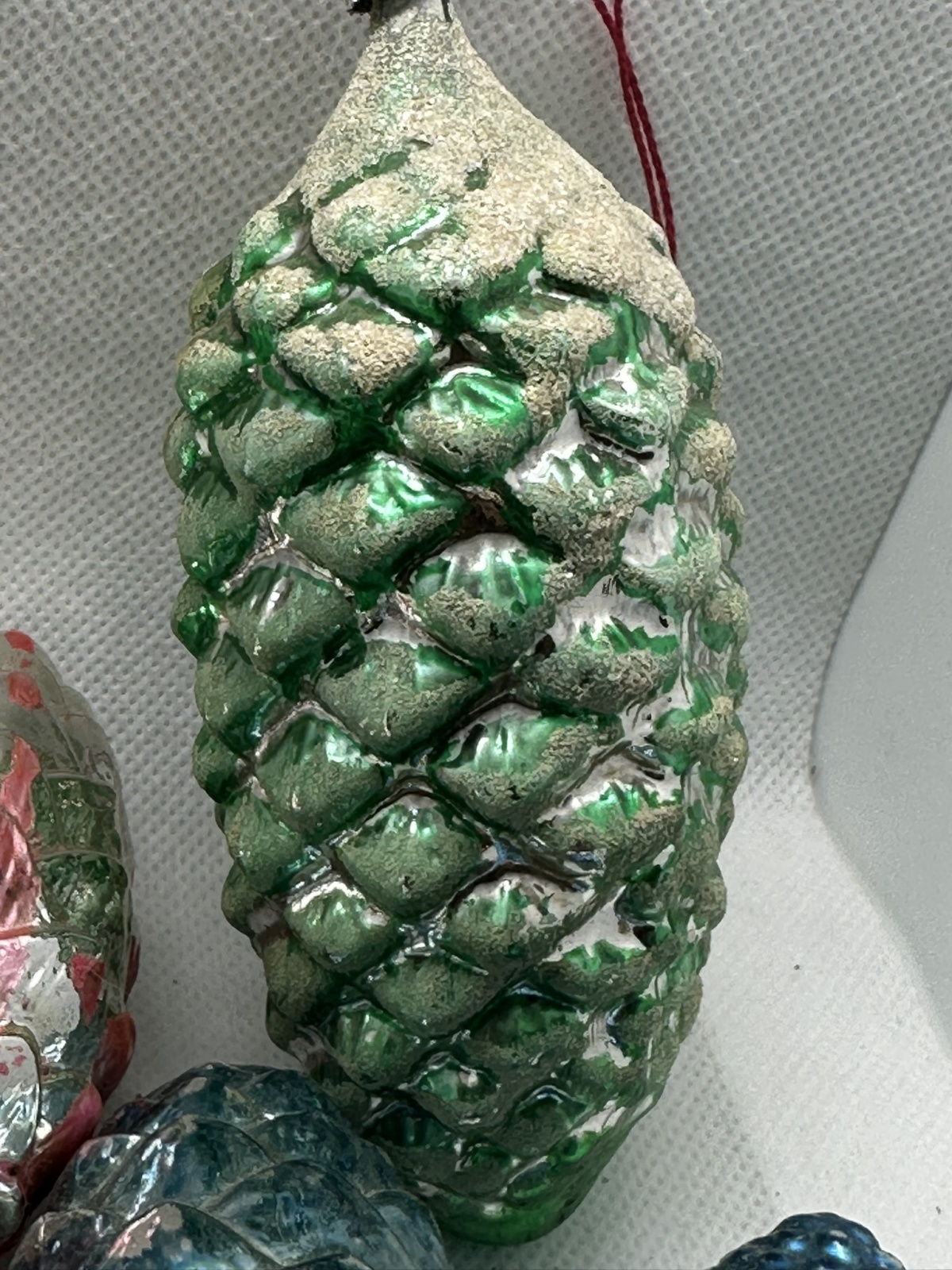 Konvolut vintage Christbaumschmuck