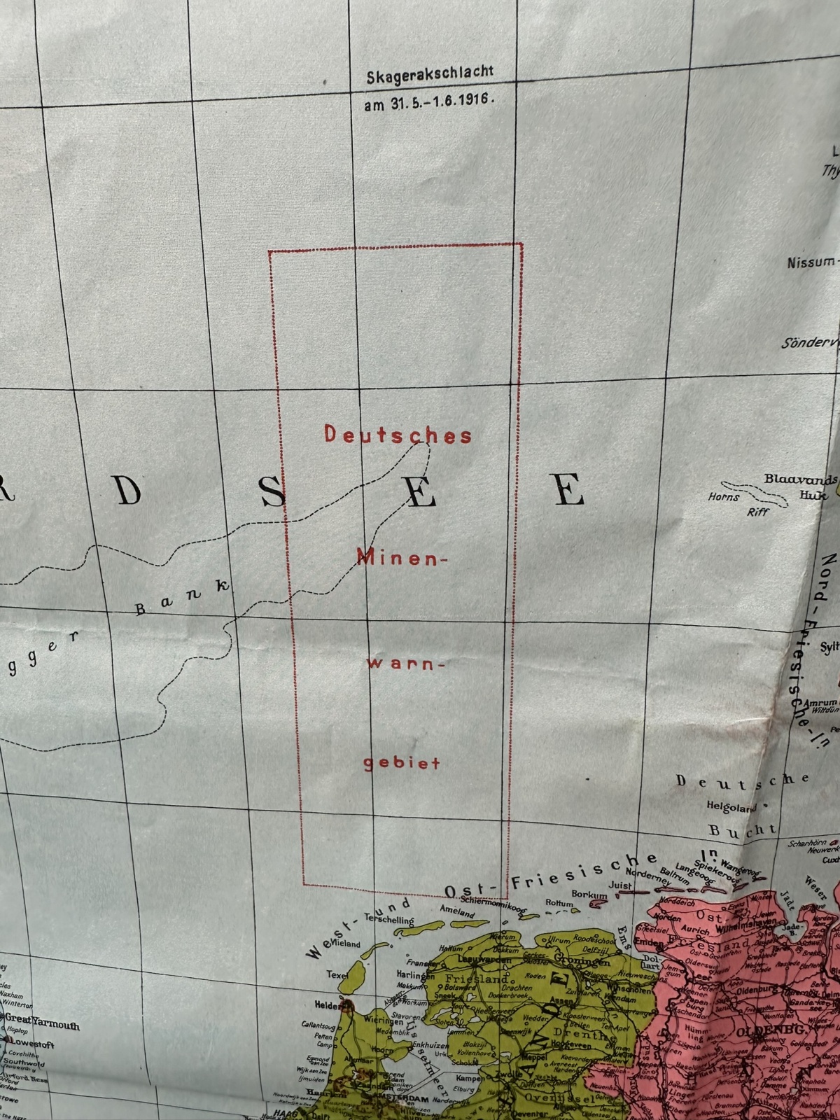 Der Nordseeraum und Westeuropa mit Westwall und Maginotlinie