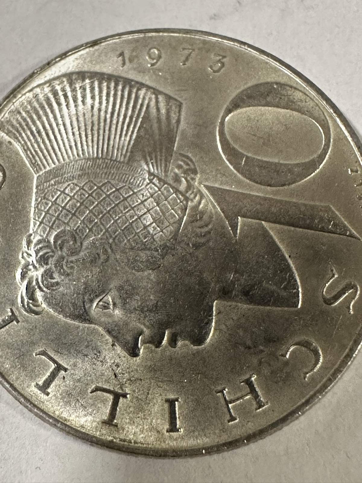 10 Schilling Münze Silber