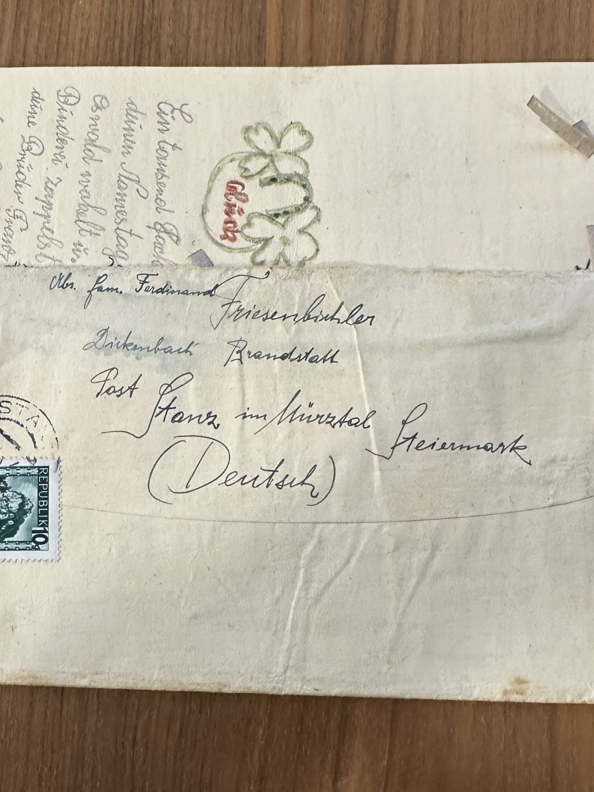 Einschreibe-Brief von 1946 mit Zensurstempel Britische Zone