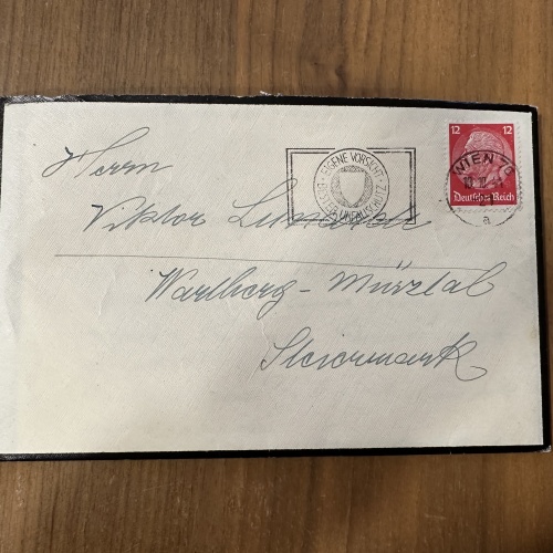 Trauerbrief von 1941