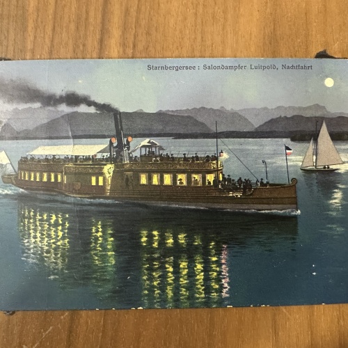 AK Starnbergersee Salondampfer 1914