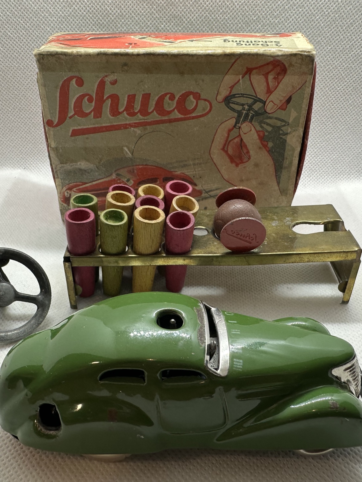 Schuco 3000 Patent Vorkrieg Germany Blechauto - funktioniert!