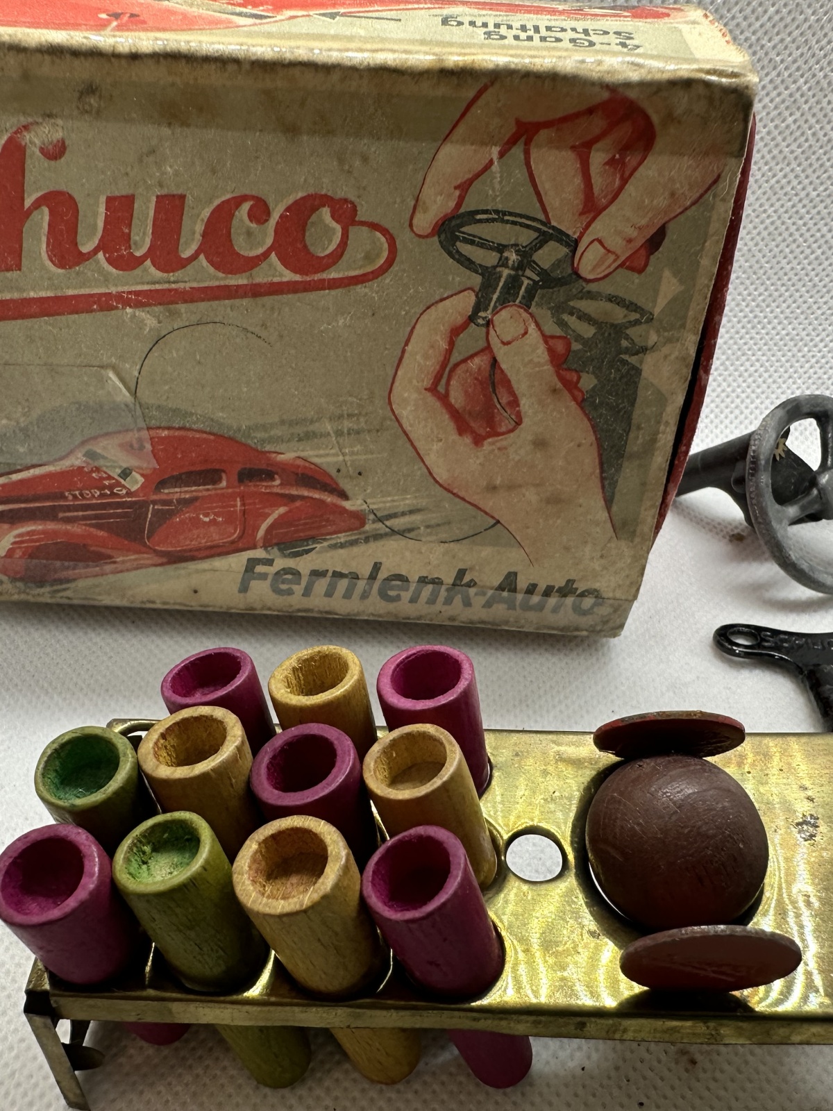 Schuco 3000 Patent Vorkrieg Germany Blechauto - funktioniert!