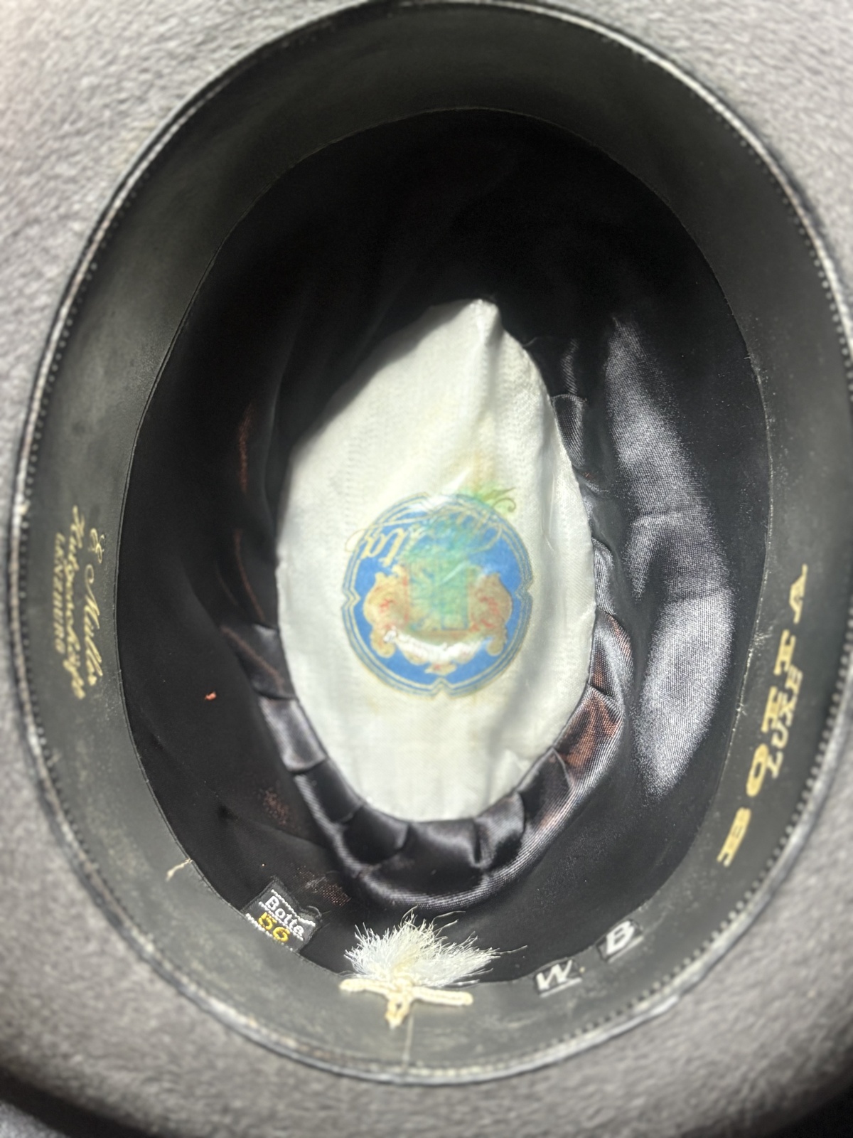 Antik Herren Hut Botta Luxe