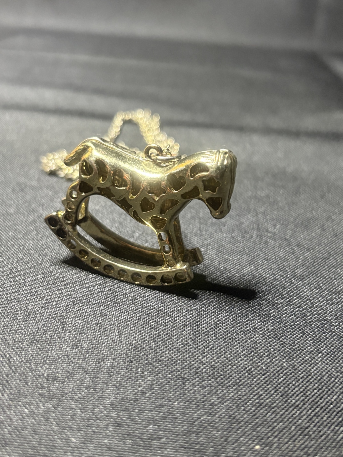 Vintage Spielzeugpferd Anhänger