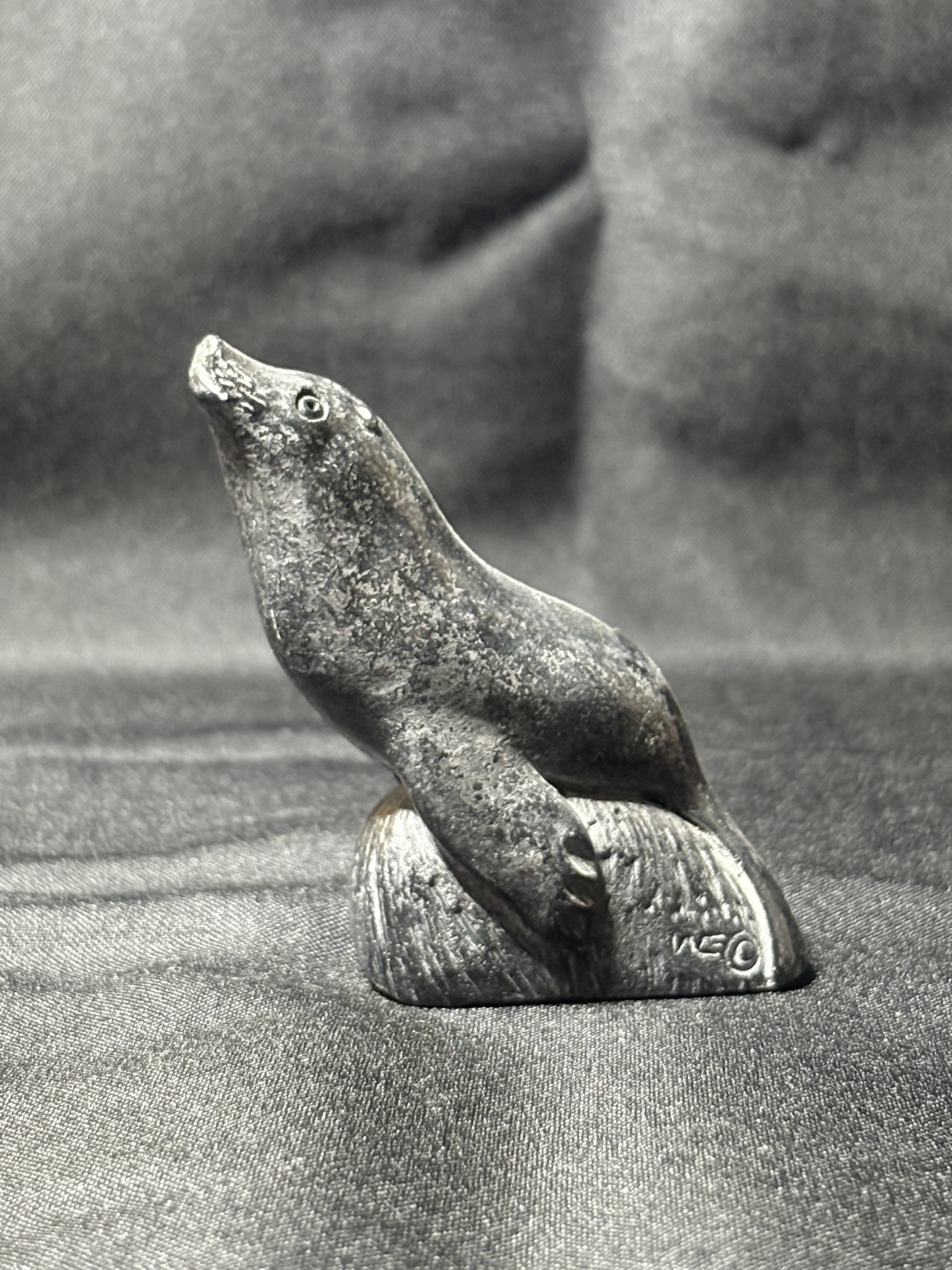 Antik Steinfigur eines Seelöwen