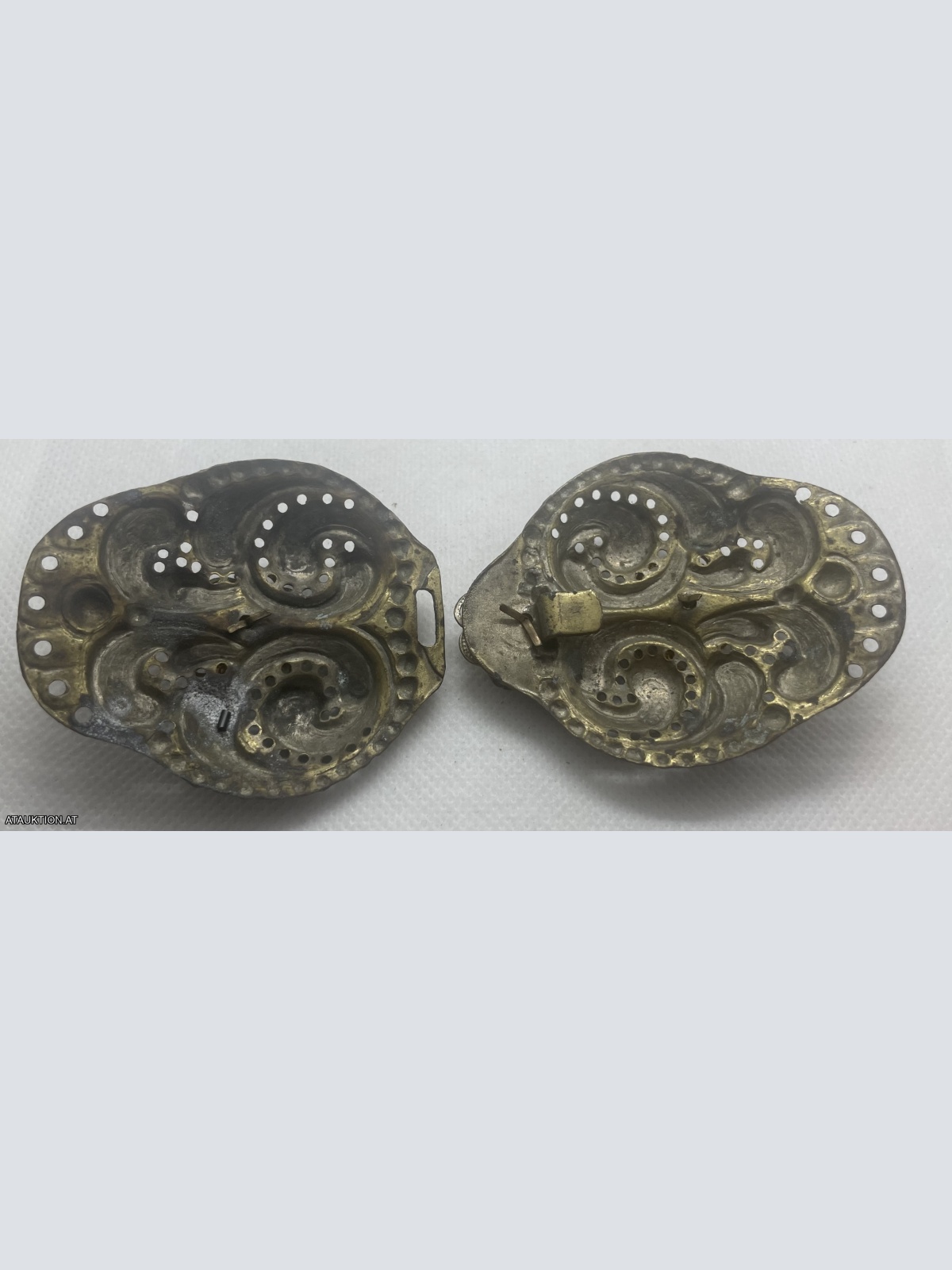 Jugendstil Gürtelschnalle fehlerhaft