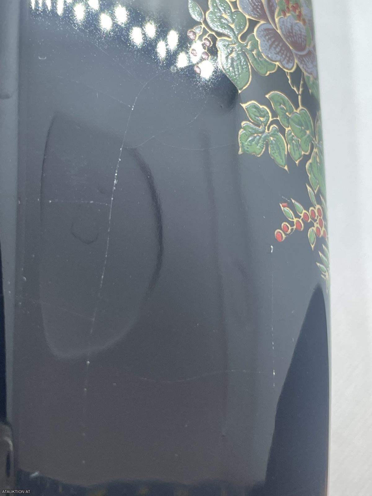 Vintage Vase 24 k Gold Greece