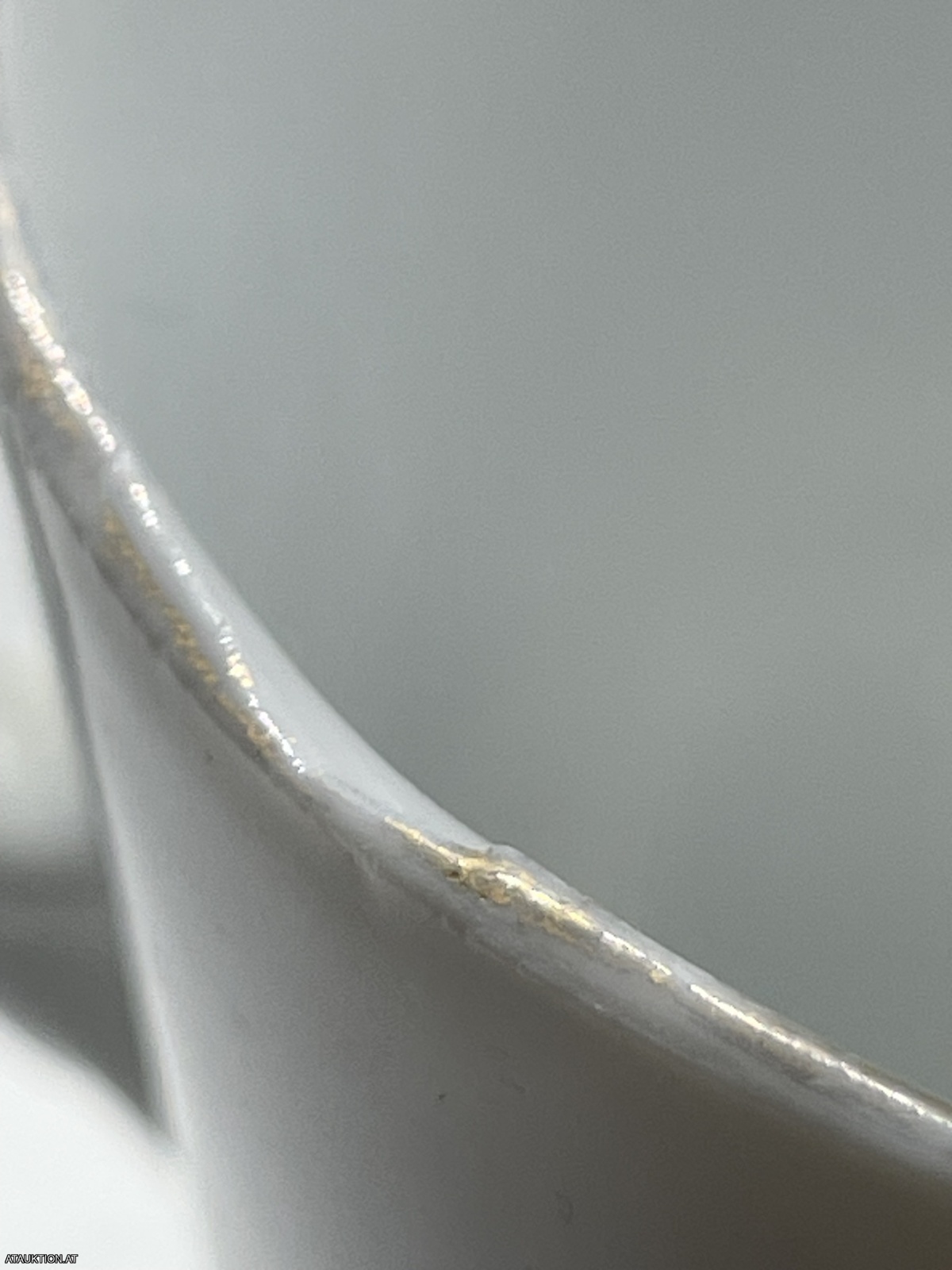 Sehr altes Prunkhäferl Rosenhäferl Jugendstil "Zum Andenken"