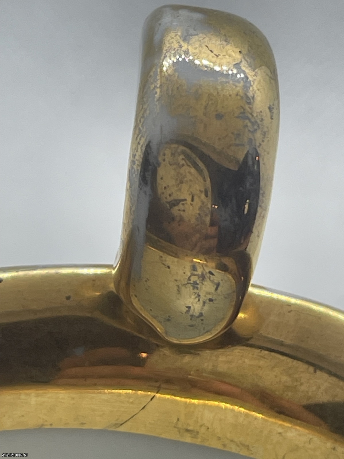 Antikes Häferl "Zum Namensfeste" Goldverzierung