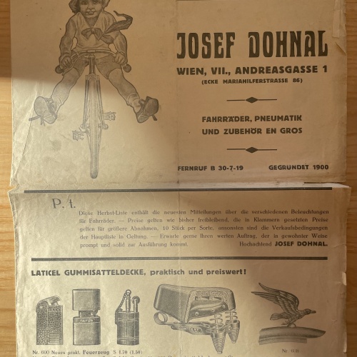 Herbst-Liste 1936 Dohnal Wien