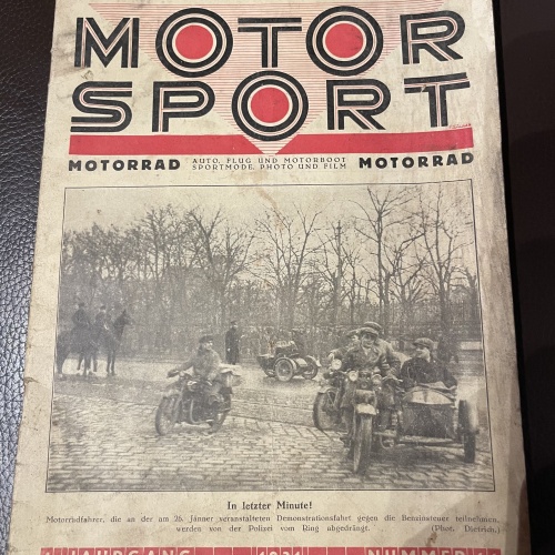 Motor Sport Journal 4.Jahrgang 1931