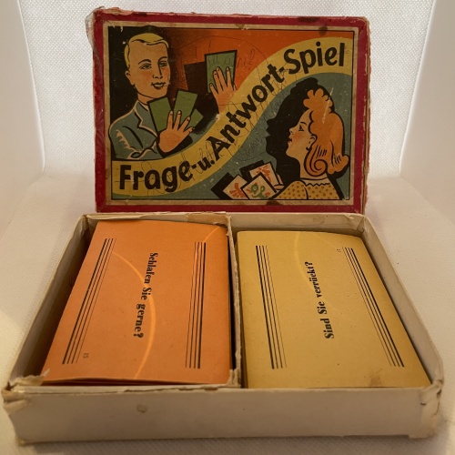 Frage- u. Antwort Spiel aus den 50er Jahren