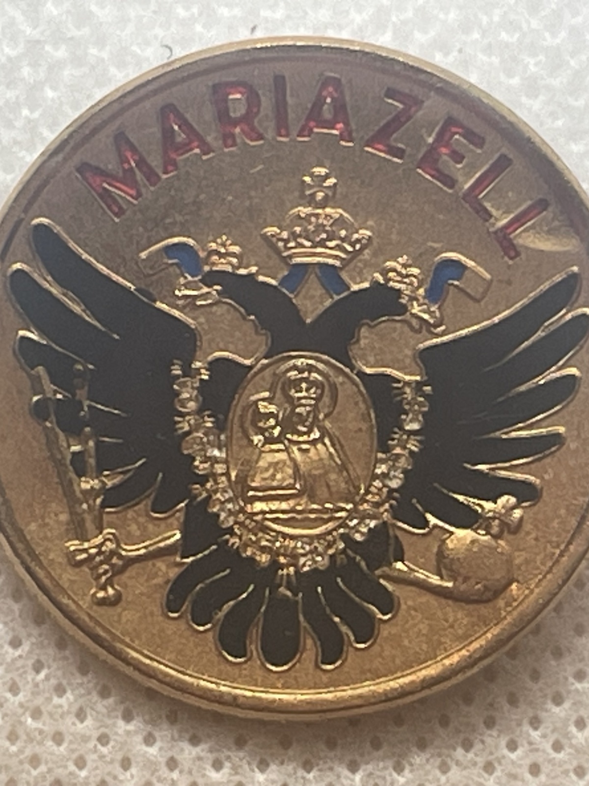 RARITÄT Abzeichen Mariazell mit Doppeladler