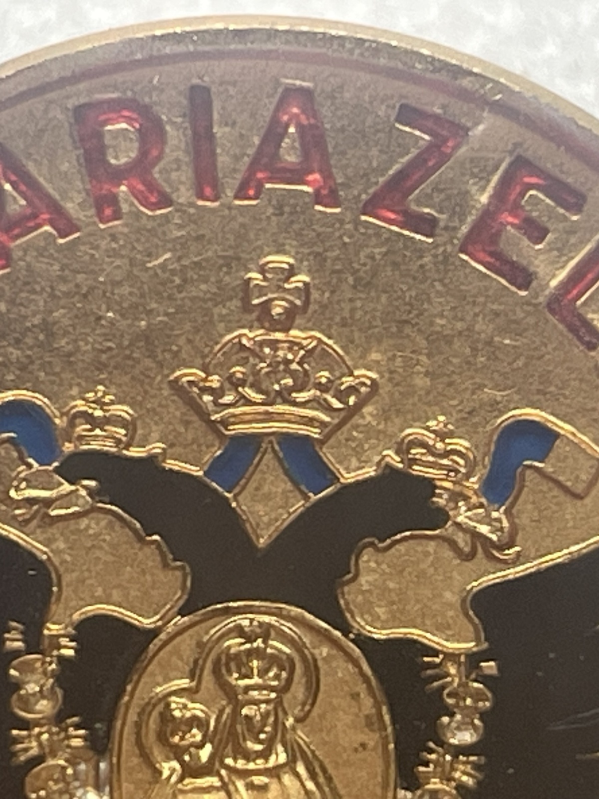 RARITÄT Abzeichen Mariazell mit Doppeladler