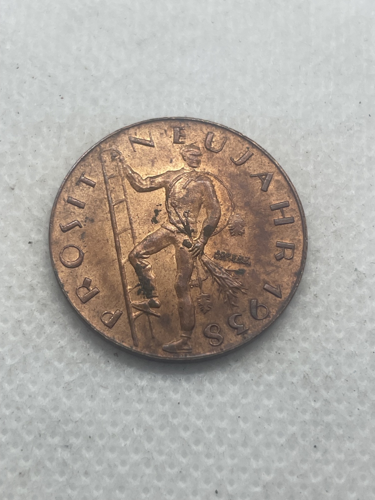 Glücksbringer von 1938 Rauchfangkehrerinnung