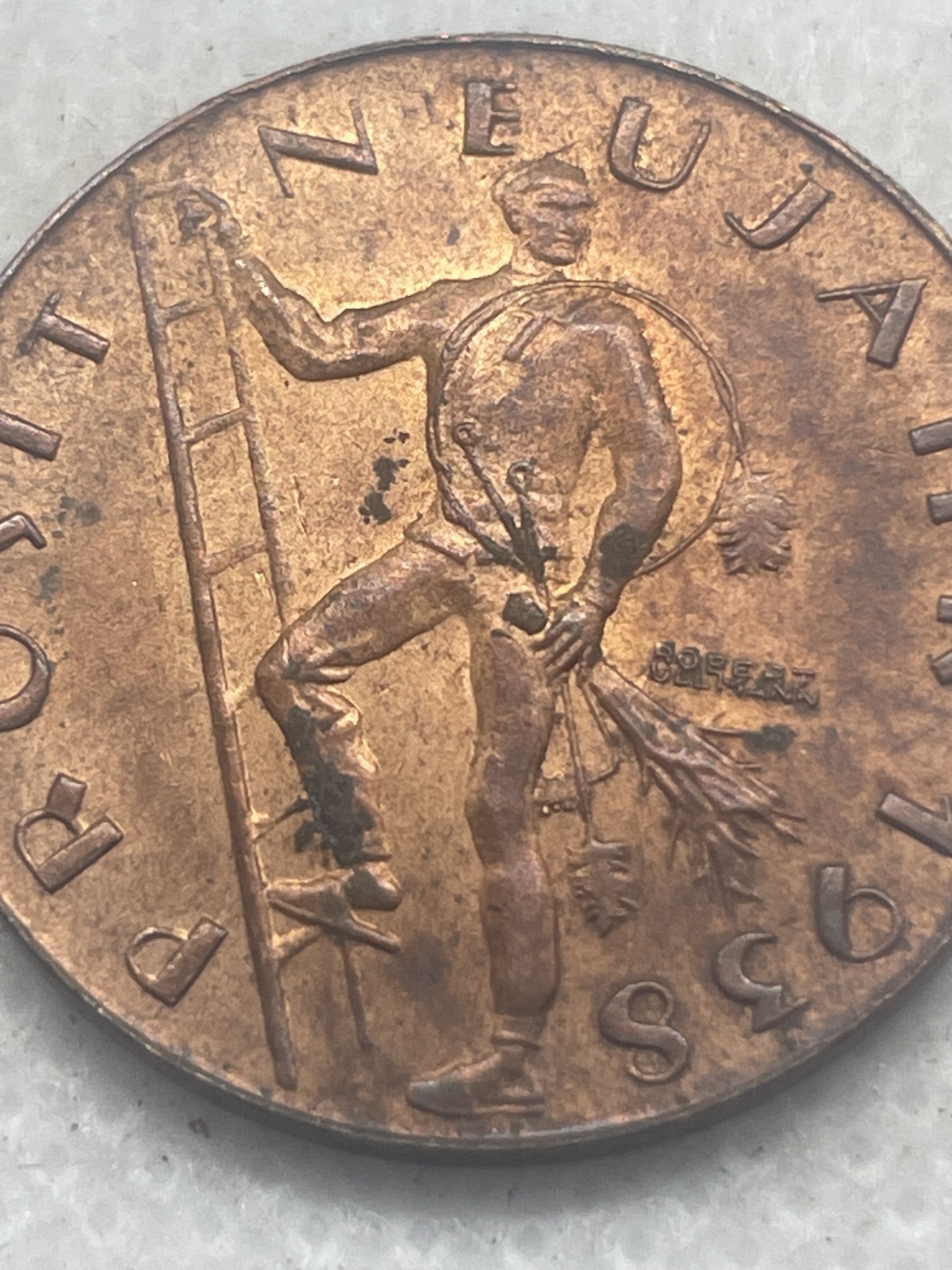 Glücksbringer von 1938 Rauchfangkehrerinnung