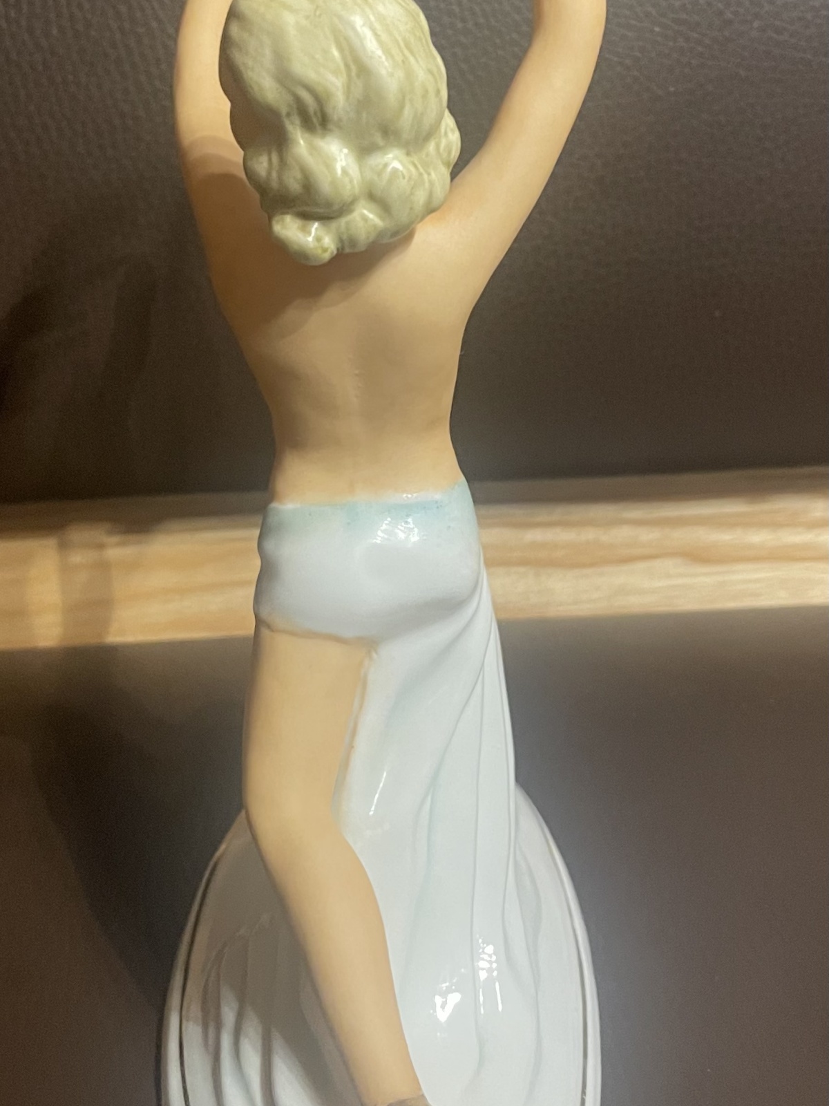 Erotische Tänzerin/Ballerina - Porzellanfigur