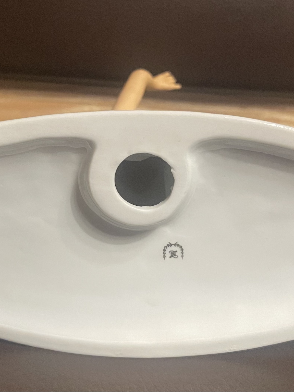 Erotische Tänzerin/Ballerina - Porzellanfigur