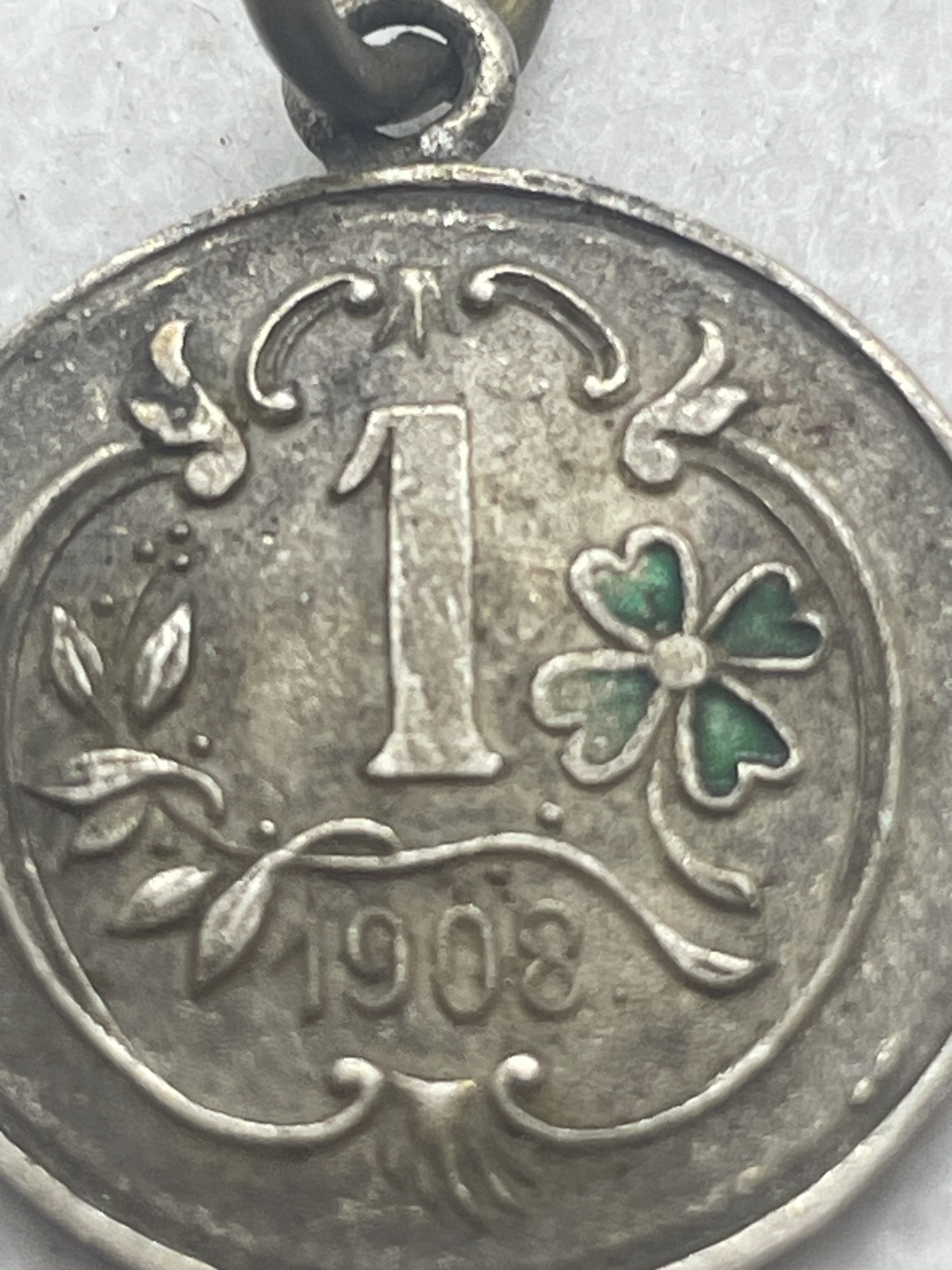 Antiker Anhänger Wien Stephansdom 1908